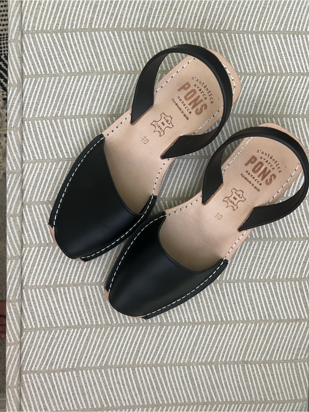 Pons Avarca wedge style Black